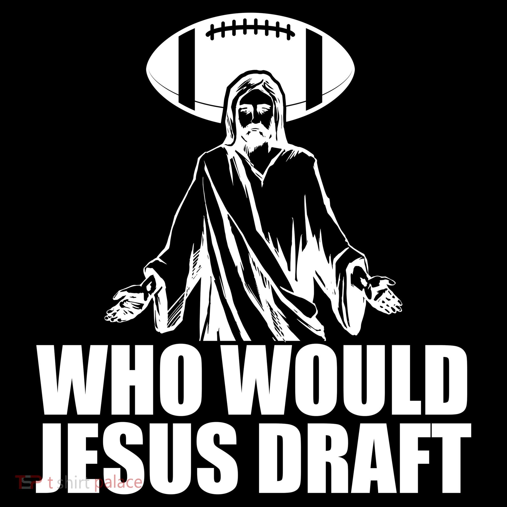 Who Would Jesus Draft Kids Long Sleeve Shirt