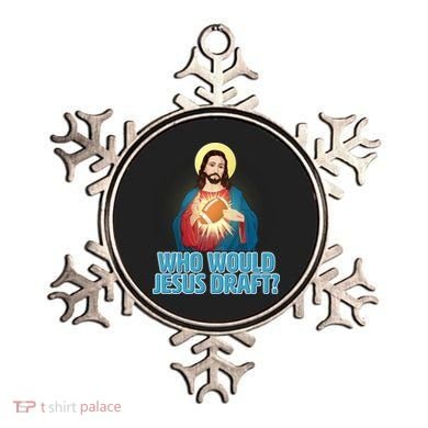 Who Would Jesus Draft1 Ornament