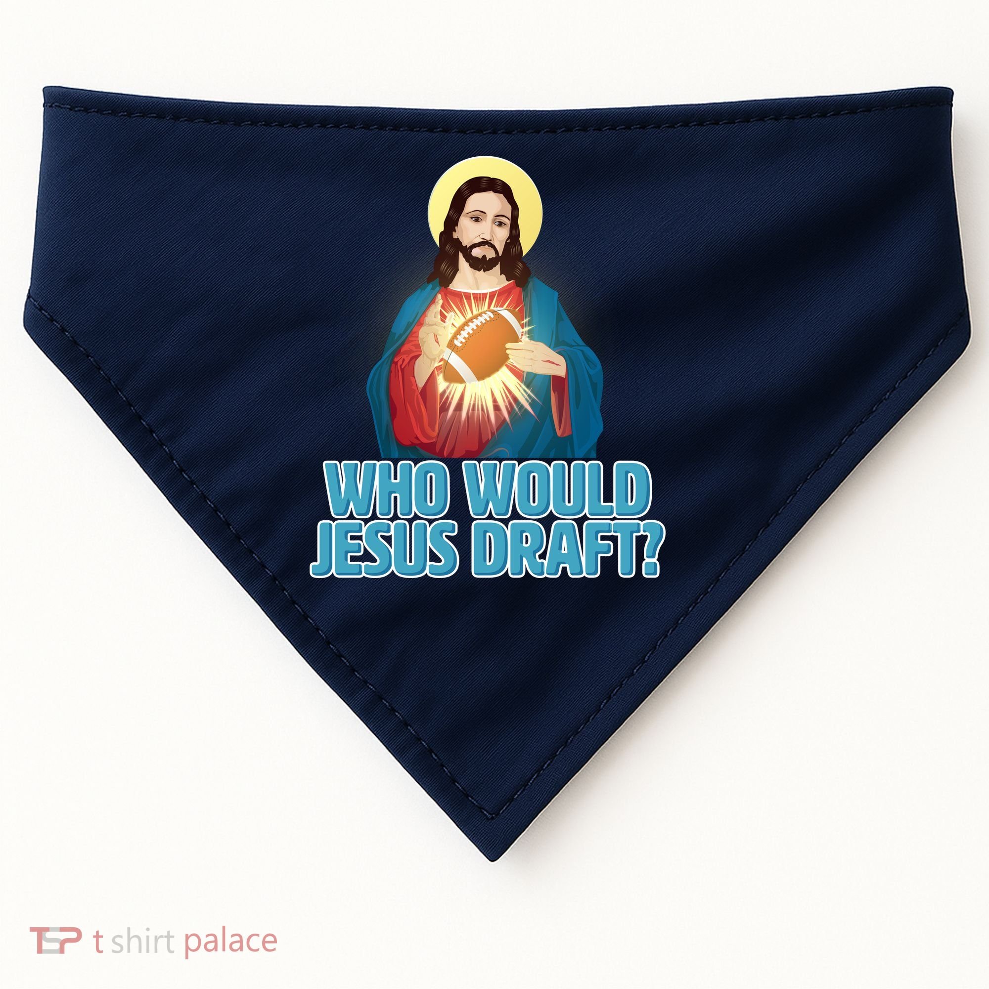 Who Would Jesus Draft1 USA-Made Doggie Bandana
