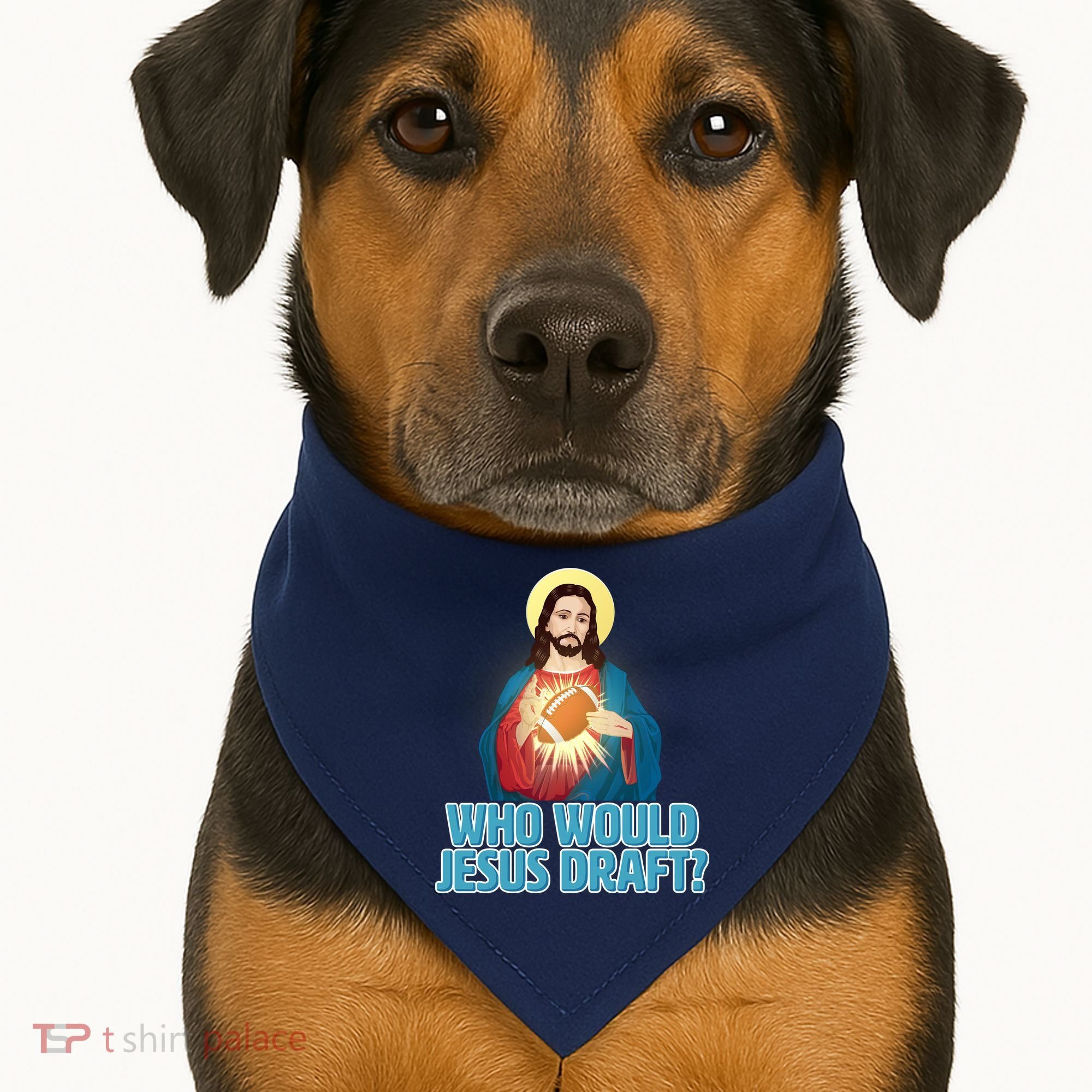 Who Would Jesus Draft1 USA-Made Doggie Bandana