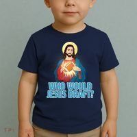 Who Would Jesus Draft1 Toddler T-Shirt thumb 2