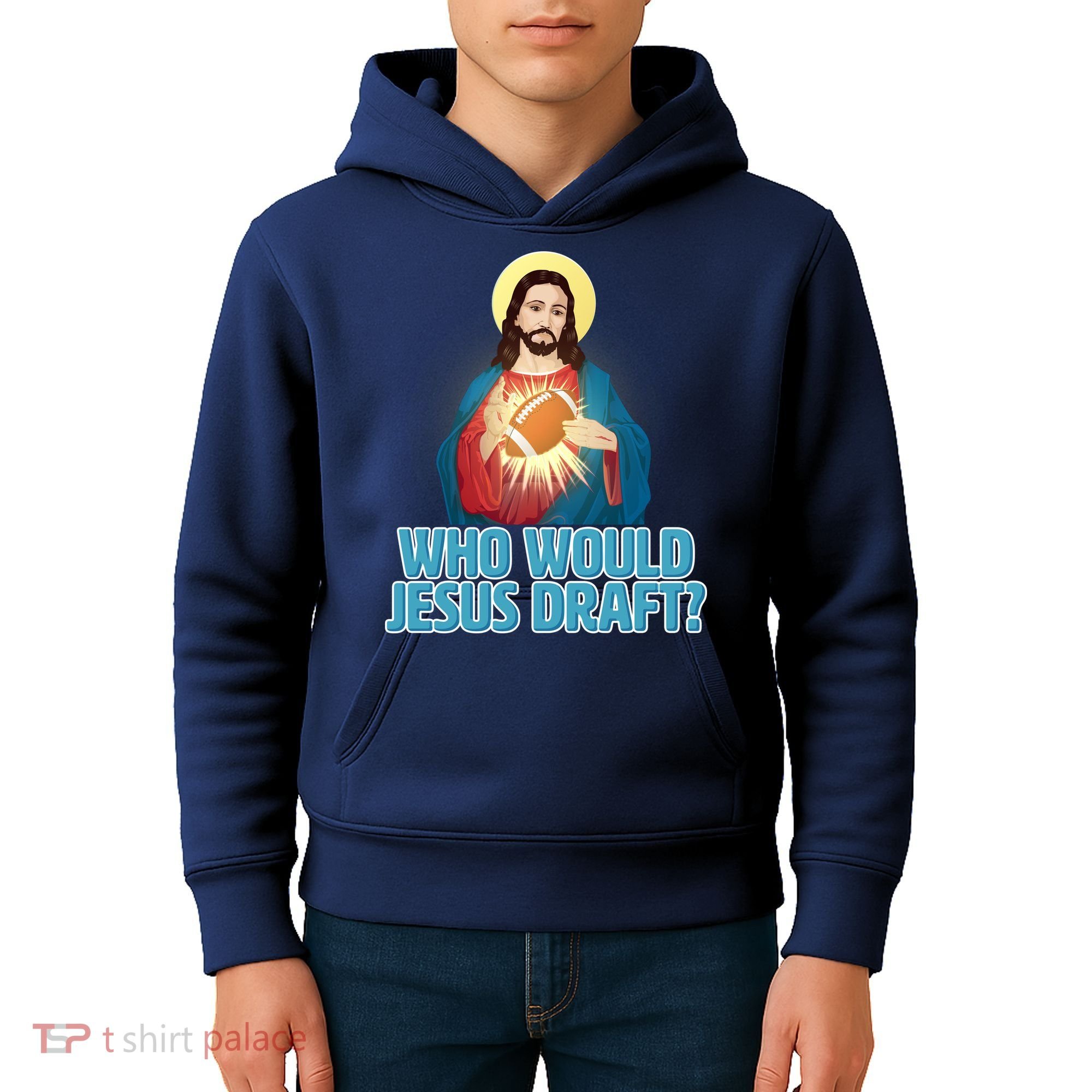 Who Would Jesus Draft1 Kids Hoodie