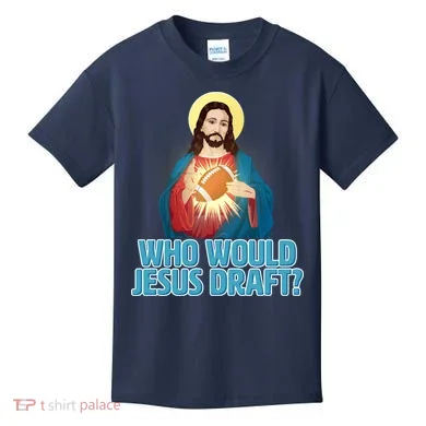 Who Would Jesus Draft1 Kids T-Shirt