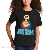 Who Would Jesus Draft1 Kids T-Shirt thumb 2