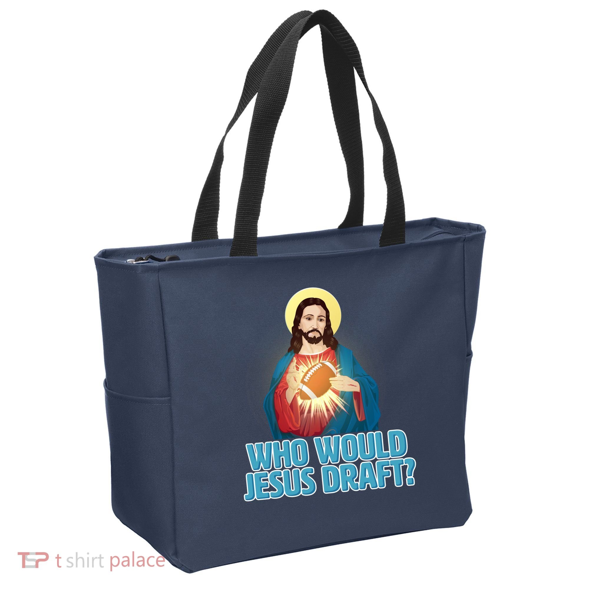 Who Would Jesus Draft1 Tote Bag