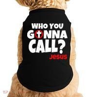 Who You Gonna Call? Jesus Busters Doggie Tank thumb 0