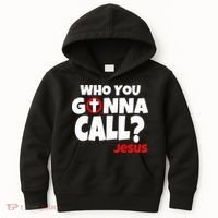 Who You Gonna Call? Jesus Busters Kids Hoodie thumb 0