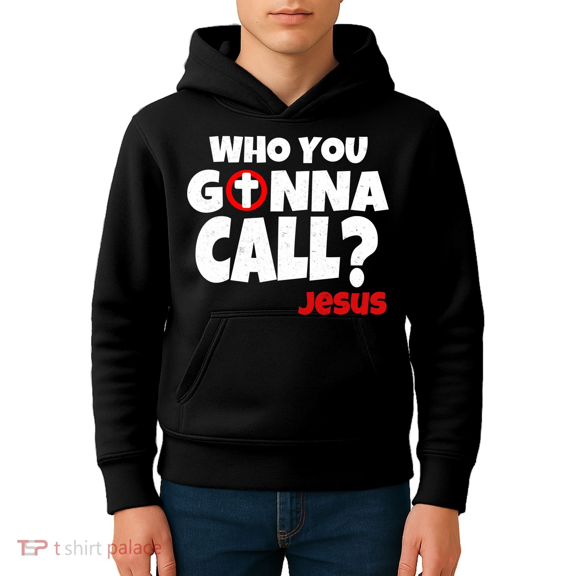 Who You Gonna Call? Jesus Busters Kids Hoodie