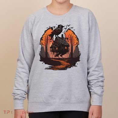 Walking House On Chicken Legs Slavic Folklore Baba Yaga Women's Sweatshirt