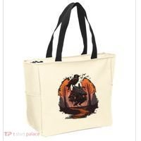 Walking House On Chicken Legs Slavic Folklore Baba Yaga Tote Bag thumb 2