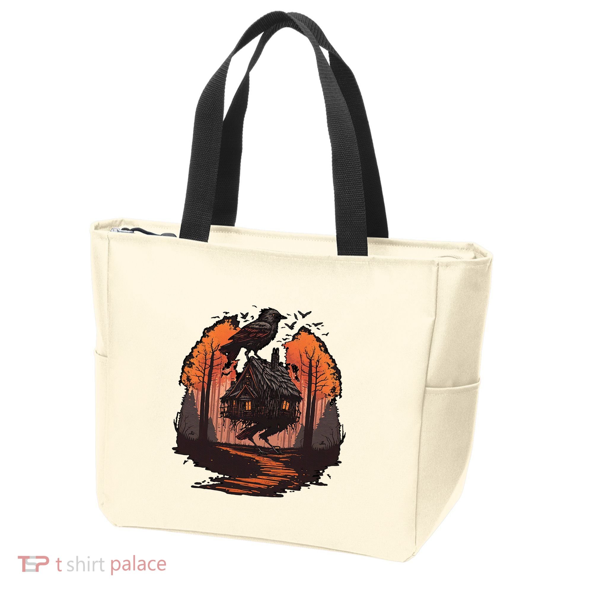 Walking House On Chicken Legs Slavic Folklore Baba Yaga Tote Bag