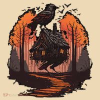 Walking House On Chicken Legs Slavic Folklore Baba Yaga Tote Bag thumb 4