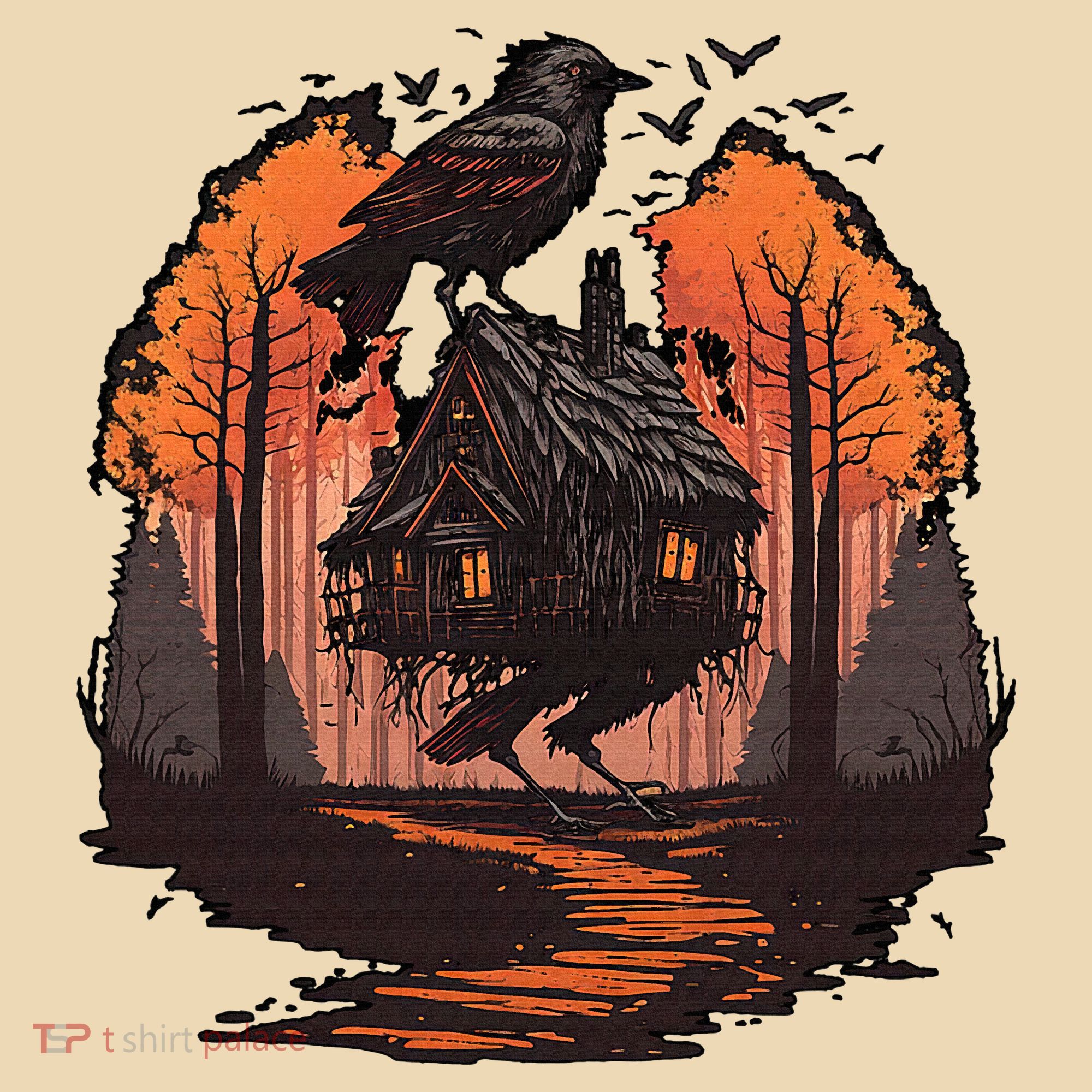 Walking House On Chicken Legs Slavic Folklore Baba Yaga Tote Bag