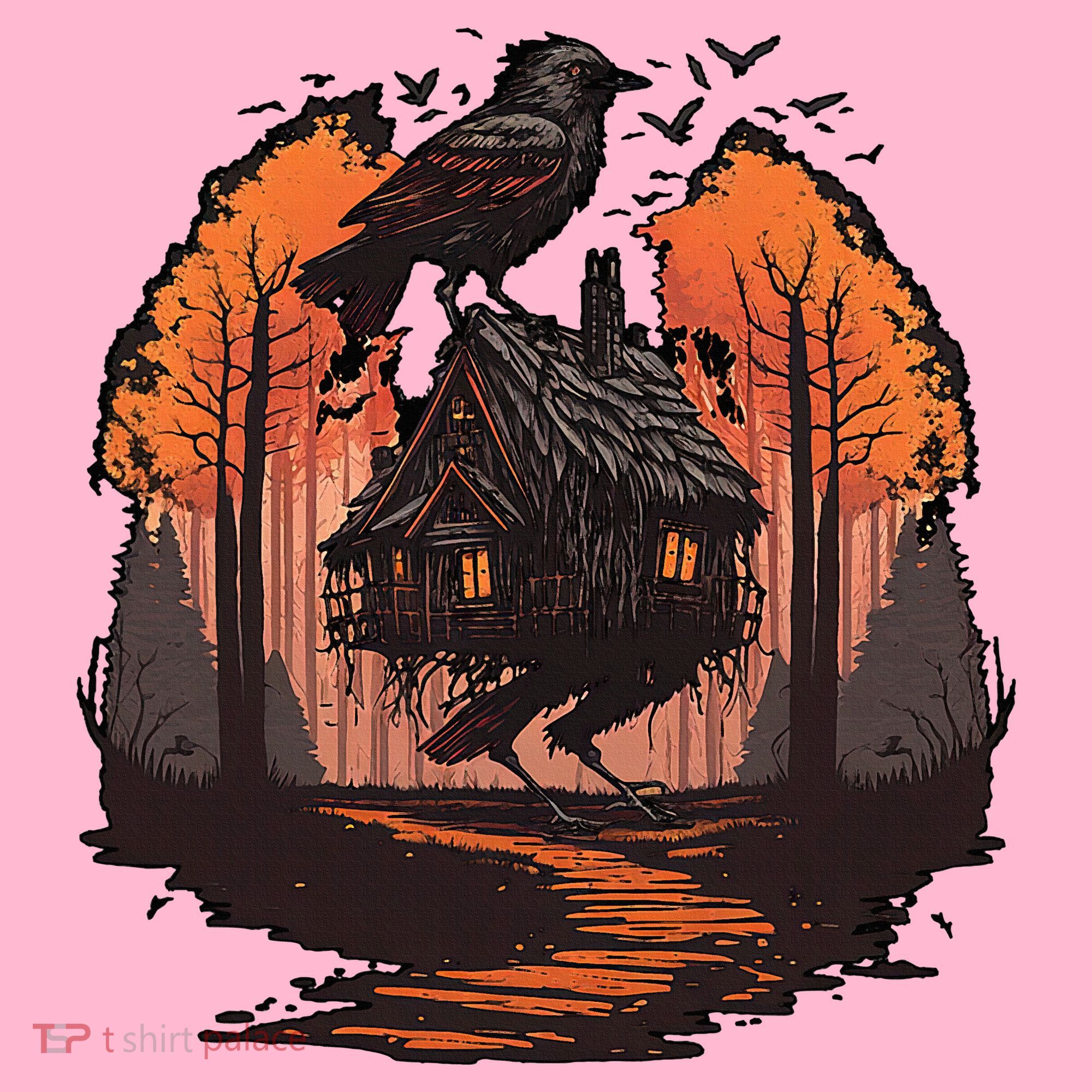 Walking House On Chicken Legs Slavic Folklore Baba Yaga Coaster