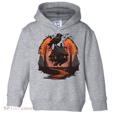 Walking House On Chicken Legs Slavic Folklore Baba Yaga Toddler Hoodie
