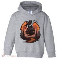 Walking House On Chicken Legs Slavic Folklore Baba Yaga Toddler Hoodie thumb 0