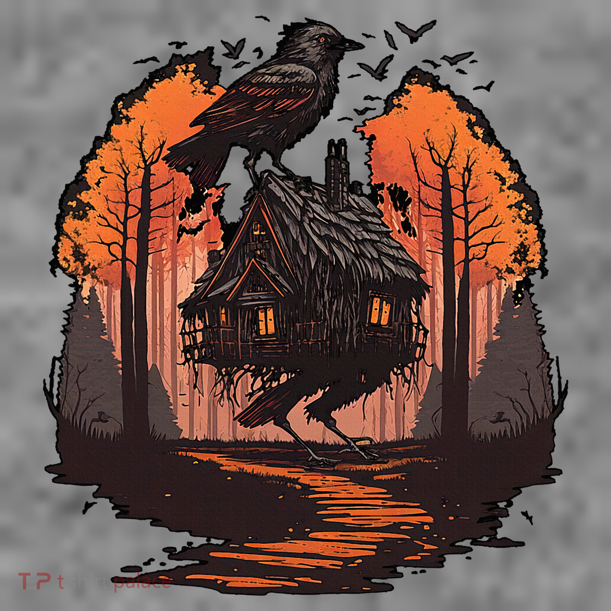 Walking House On Chicken Legs Slavic Folklore Baba Yaga Toddler Hoodie