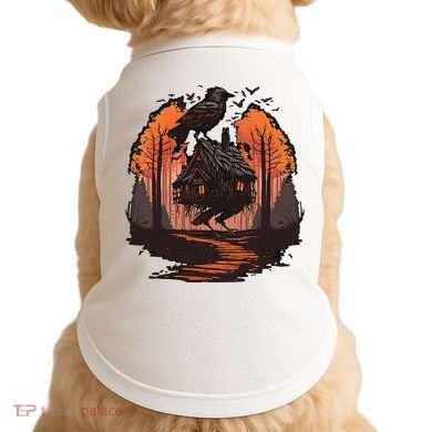 Walking House On Chicken Legs Slavic Folklore Baba Yaga Doggie Tank
