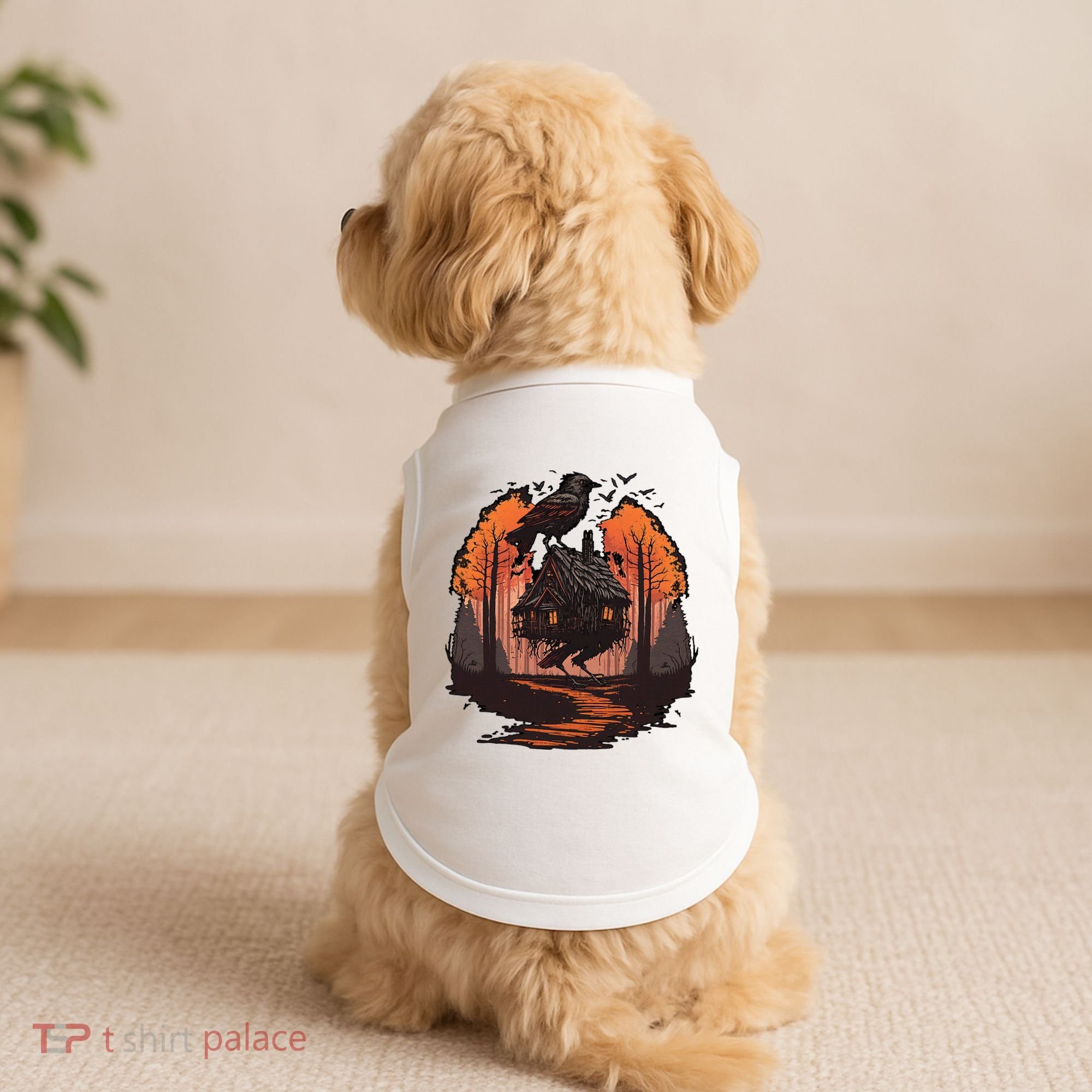 Walking House On Chicken Legs Slavic Folklore Baba Yaga Doggie Tank