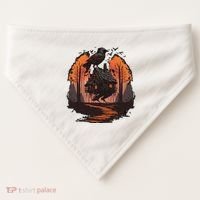 Walking House On Chicken Legs Slavic Folklore Baba Yaga USA-Made Doggie Bandana thumb 0