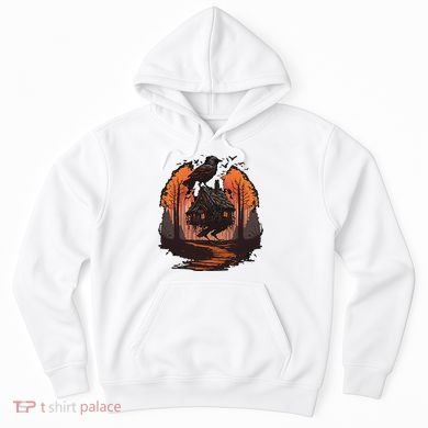 Walking House On Chicken Legs Slavic Folklore Baba Yaga Hoodie