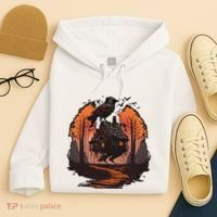 Walking House On Chicken Legs Slavic Folklore Baba Yaga Hoodie thumb 4