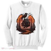 Walking House On Chicken Legs Slavic Folklore Baba Yaga Sweatshirt thumb 0