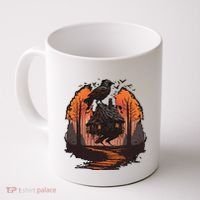 Walking House On Chicken Legs Slavic Folklore Baba Yaga Coffee Mug thumb 0