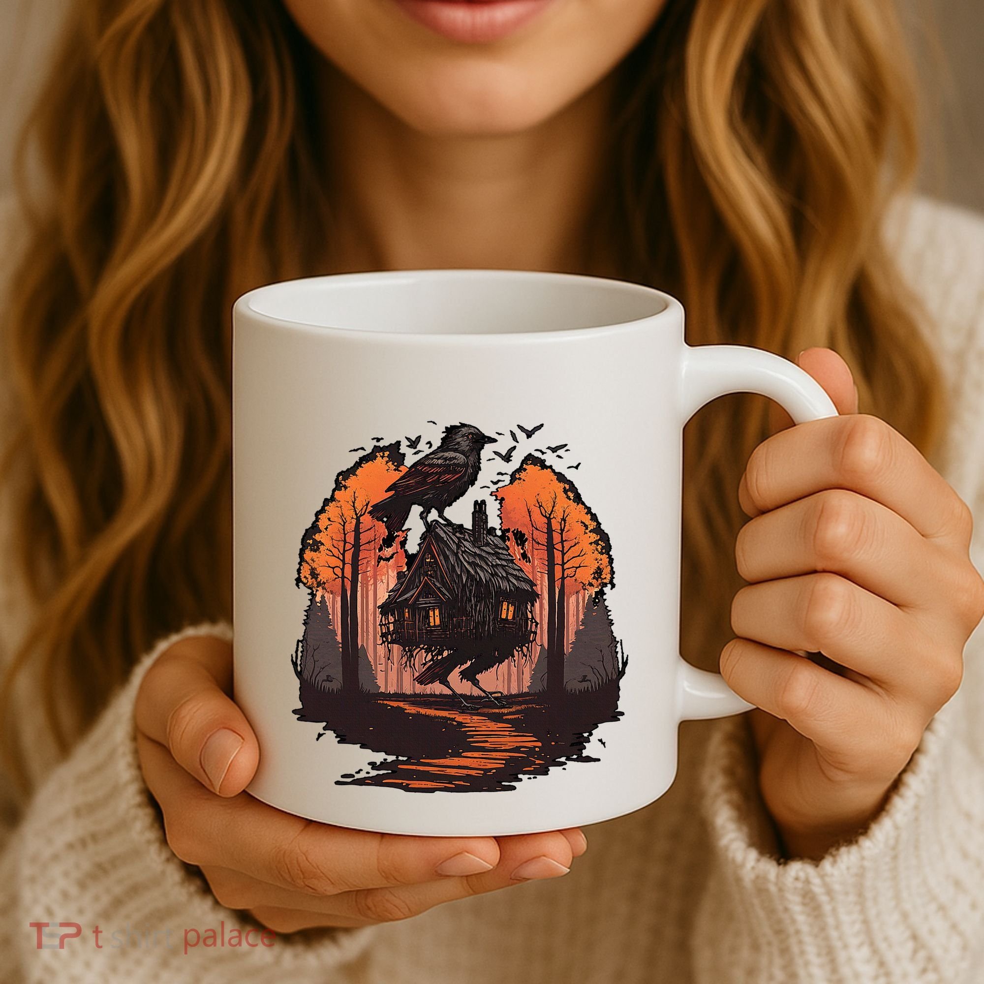Walking House On Chicken Legs Slavic Folklore Baba Yaga Coffee Mug