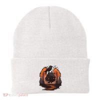 Walking House On Chicken Legs Slavic Folklore Baba Yaga Beanie thumb 0