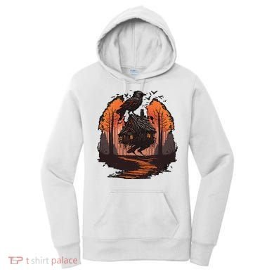 Walking House On Chicken Legs Slavic Folklore Baba Yaga Women's Hoodie