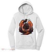 Walking House On Chicken Legs Slavic Folklore Baba Yaga Women's Hoodie thumb 0