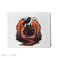 Walking House On Chicken Legs Slavic Folklore Baba Yaga Mousepad thumb 0