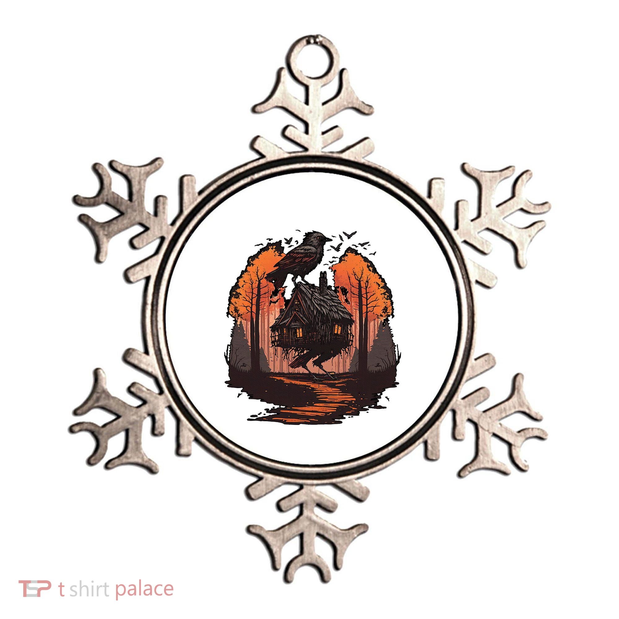 Walking House On Chicken Legs Slavic Folklore Baba Yaga Ornament