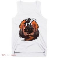 Walking House On Chicken Legs Slavic Folklore Baba Yaga Tank Top thumb 0