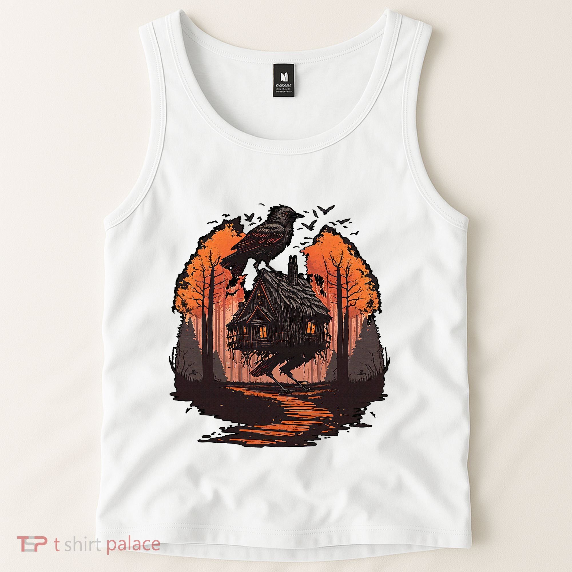 Walking House On Chicken Legs Slavic Folklore Baba Yaga Tank Top