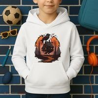 Walking House On Chicken Legs Slavic Folklore Baba Yaga Kids Hoodie thumb 2