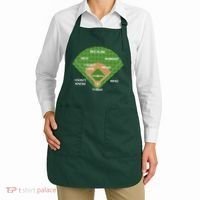 Who's on First Baseball Diamond Fielding Card Apron thumb 2