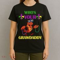 Who's Your Grawdaddy Funny Mardi Gras T-Shirt thumb 4
