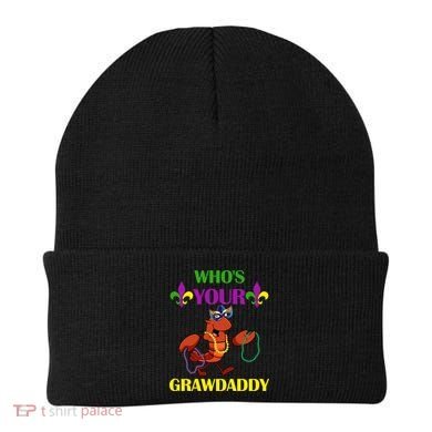 Who's Your Grawdaddy Funny Mardi Gras Beanie