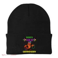 Who's Your Grawdaddy Funny Mardi Gras Beanie thumb 0