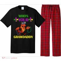 Who's Your Grawdaddy Funny Mardi Gras Pajama Set thumb 0
