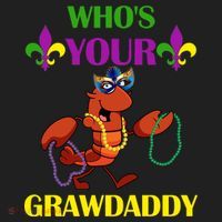 Who's Your Grawdaddy Funny Mardi Gras Hat thumb 2