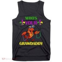 Who's Your Grawdaddy Funny Mardi Gras Tank Top thumb 0