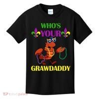 Who's Your Grawdaddy Funny Mardi Gras Kids T-Shirt thumb 0