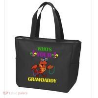 Who's Your Grawdaddy Funny Mardi Gras Tote Bag thumb 3