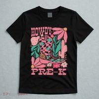 Western Howdy Pre K Back To School Preschool Teacher T-Shirt thumb 5