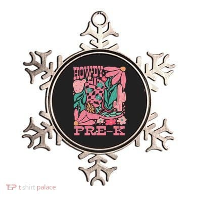 Western Howdy Pre K Back To School Preschool Teacher Ornament