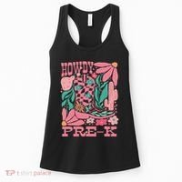 Western Howdy Pre K Back To School Preschool Teacher Women's Tank Top thumb 0