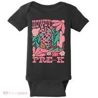 Western Howdy Pre K Back To School Preschool Teacher Baby Bodysuit thumb 0